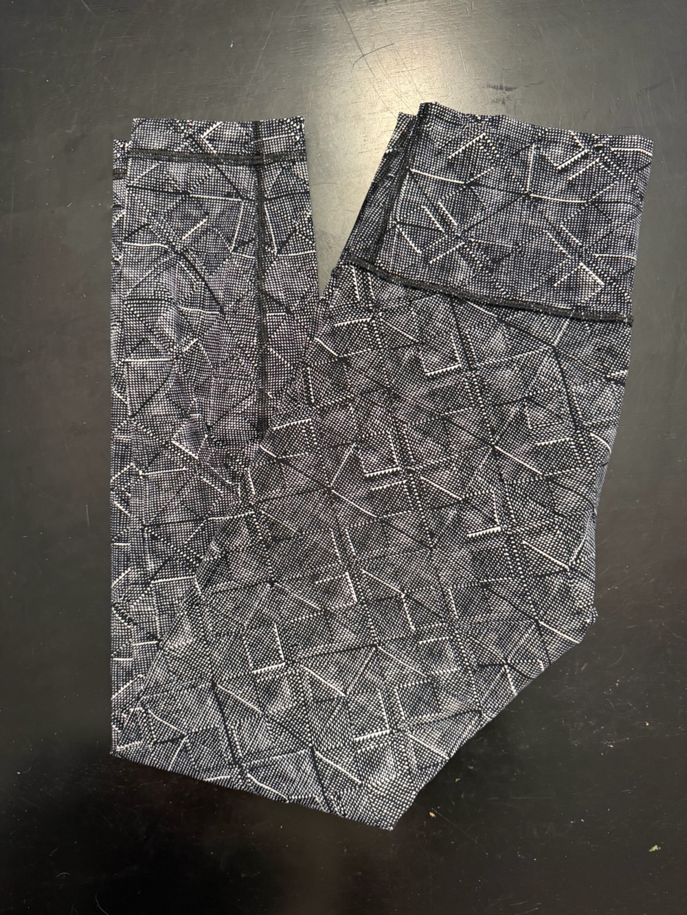 lululemon athletica Black and White Geometric Leggings